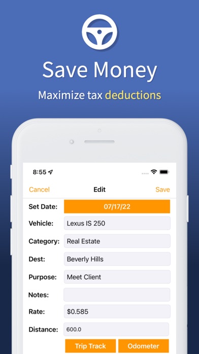 Mileage Tracker & Expense Log screenshot 3