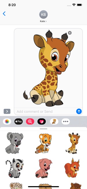 Cute Animal Stickers(圖2)-速報App