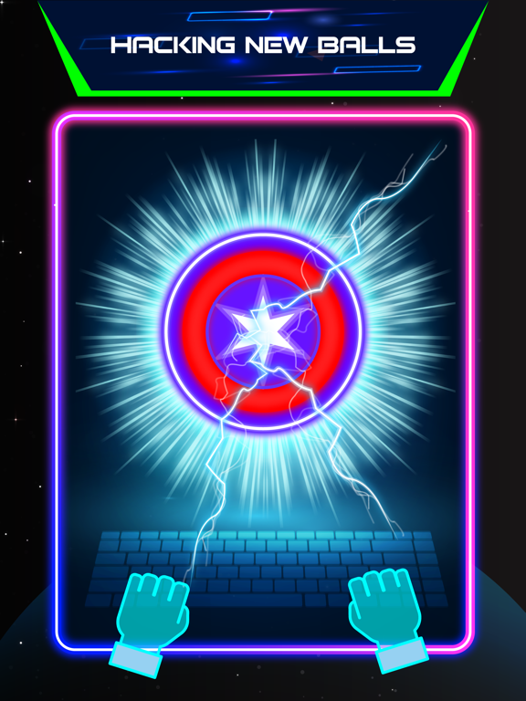 Neon brick breaker PRO screenshot 3