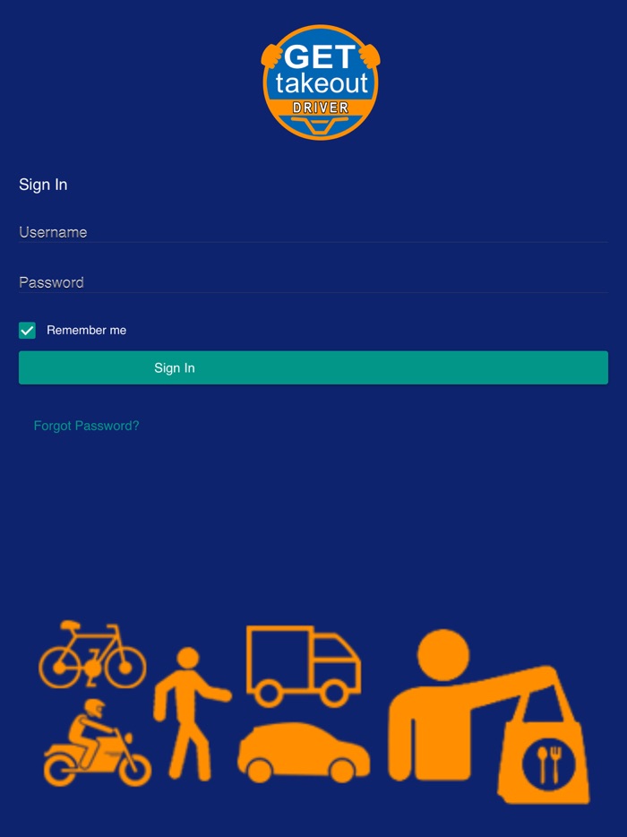 GetTakeOut Driver App