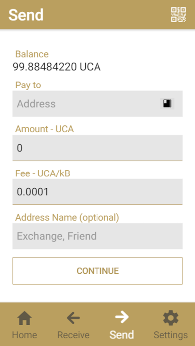 Ucacoin Wallet screenshot 3