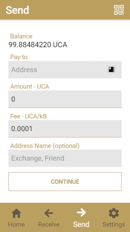 Ucacoin Wallet