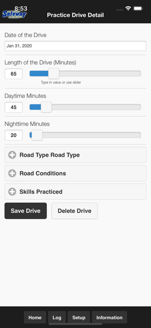 Safeway Driving Log(圖2)-速報App