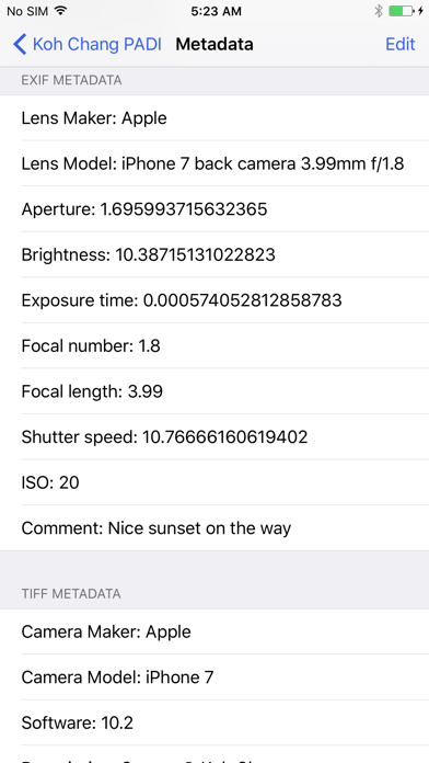 PhotoNotes - Metadata Editor screenshot 4