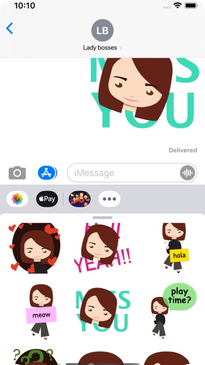 Lady bossmoji