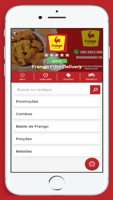 Frango Frito Delivery screenshot 2