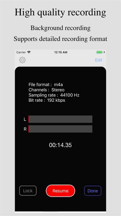 Audio Recorder - WAV, M4A screenshot 2