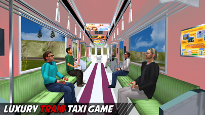 Hilly Train Taxi Adventure screenshot 2
