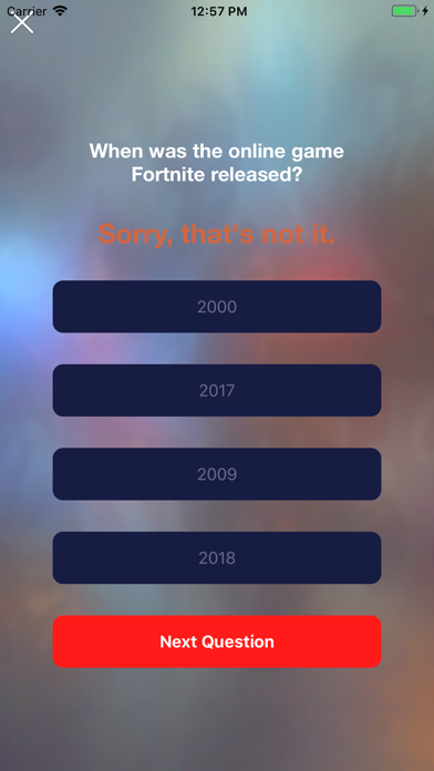 screenshot of Quiz For Vbucks fortnite 3