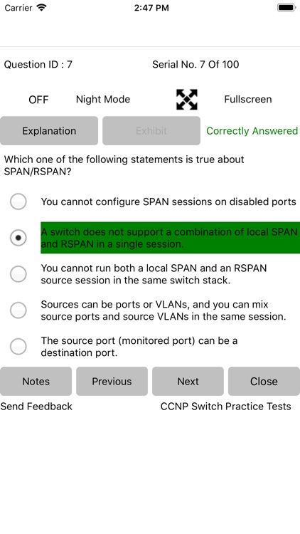 Exam Sim For CCNP® Switch screenshot-8