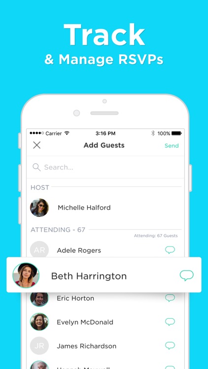 Hobnob Invitations & Text RSVP