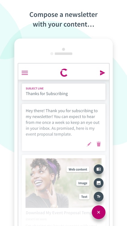 Curate: Simple Email Marketing screenshot-3