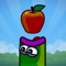 In this cute brain teaser game with crawling mechanics, you need to help the worm collect apples and escaping the level