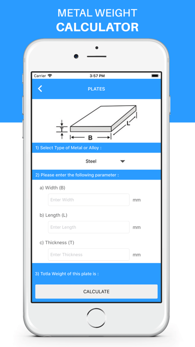 Metal Weight Calculator -Steel screenshot 2