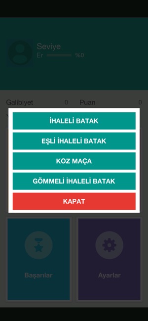 Batak - Tekli, Eşli, Koz Maça(圖3)-速報App