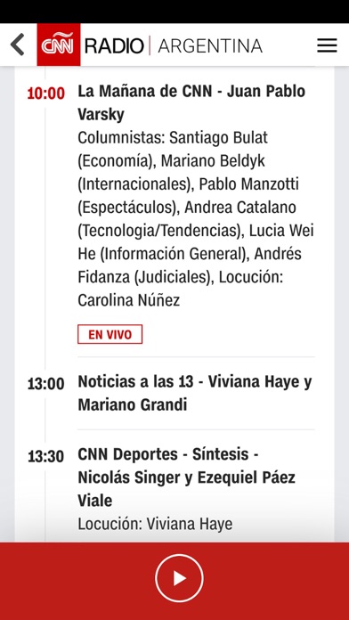 CNN Radio Argentina - AM 950 screenshot 2