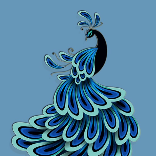 Beautiful Peacock Stickers