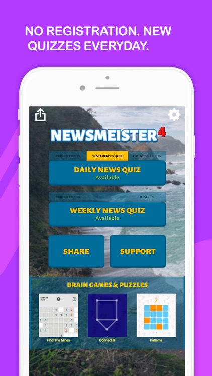 Newsmeister: Daily News Quiz screenshot-0