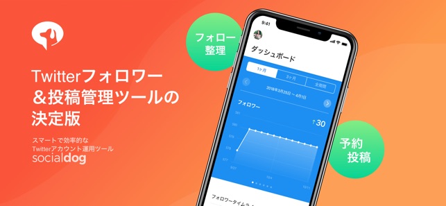 SocialDog ツイッター用のアカウント管理ツール(圖1)-速報App