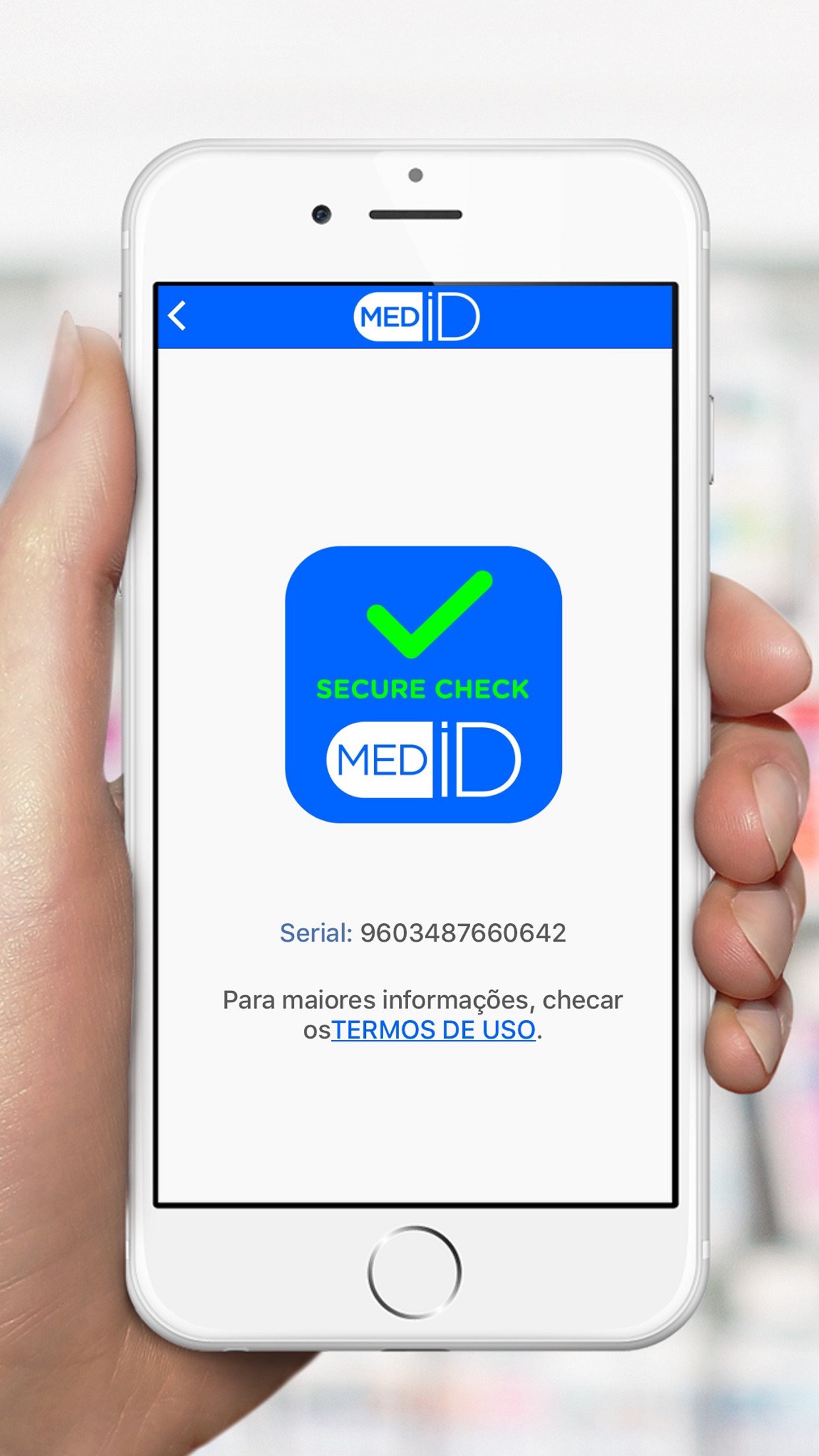 Screenshot do app MEDiD