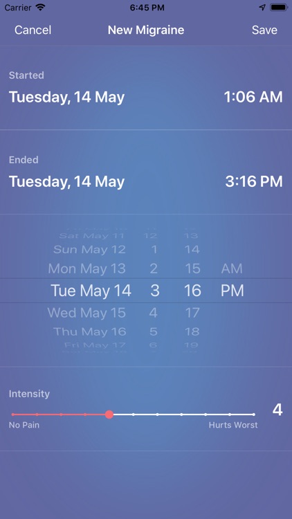 Lifegraph - Migraine Study