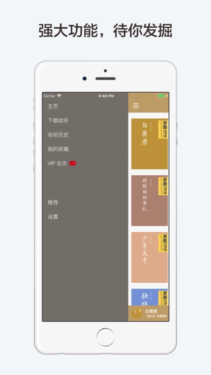 茅盾文学奖【有声合集】- 白鹿原平凡的世界文学名著小说 screenshot-4