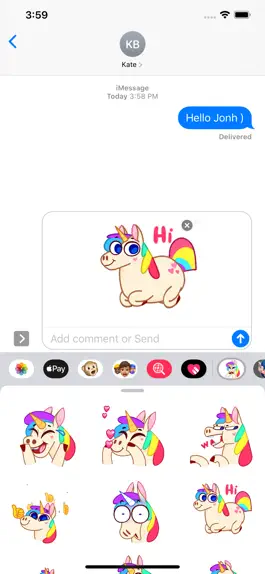 Game screenshot Unicorn Rainbow Animated mod apk