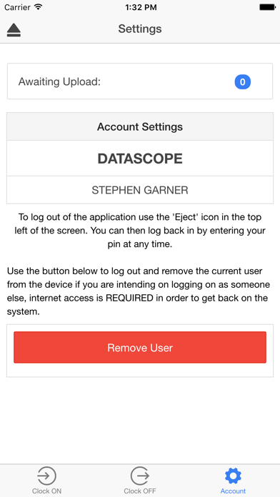 How to cancel & delete DataScope Remote Worker from iphone & ipad 1