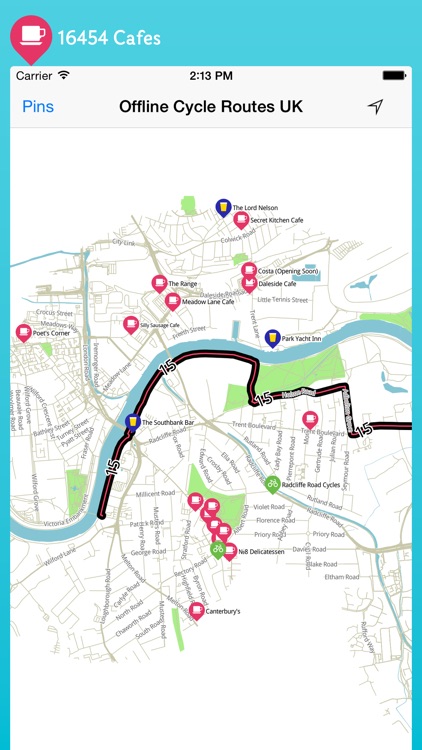 Offline Cycle Routes UK - Maps screenshot-4