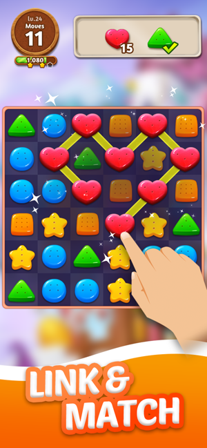 Cookie Crunch: Link Match(圖3)-速報App