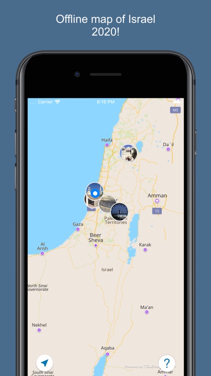 Israel 2020 — offline map