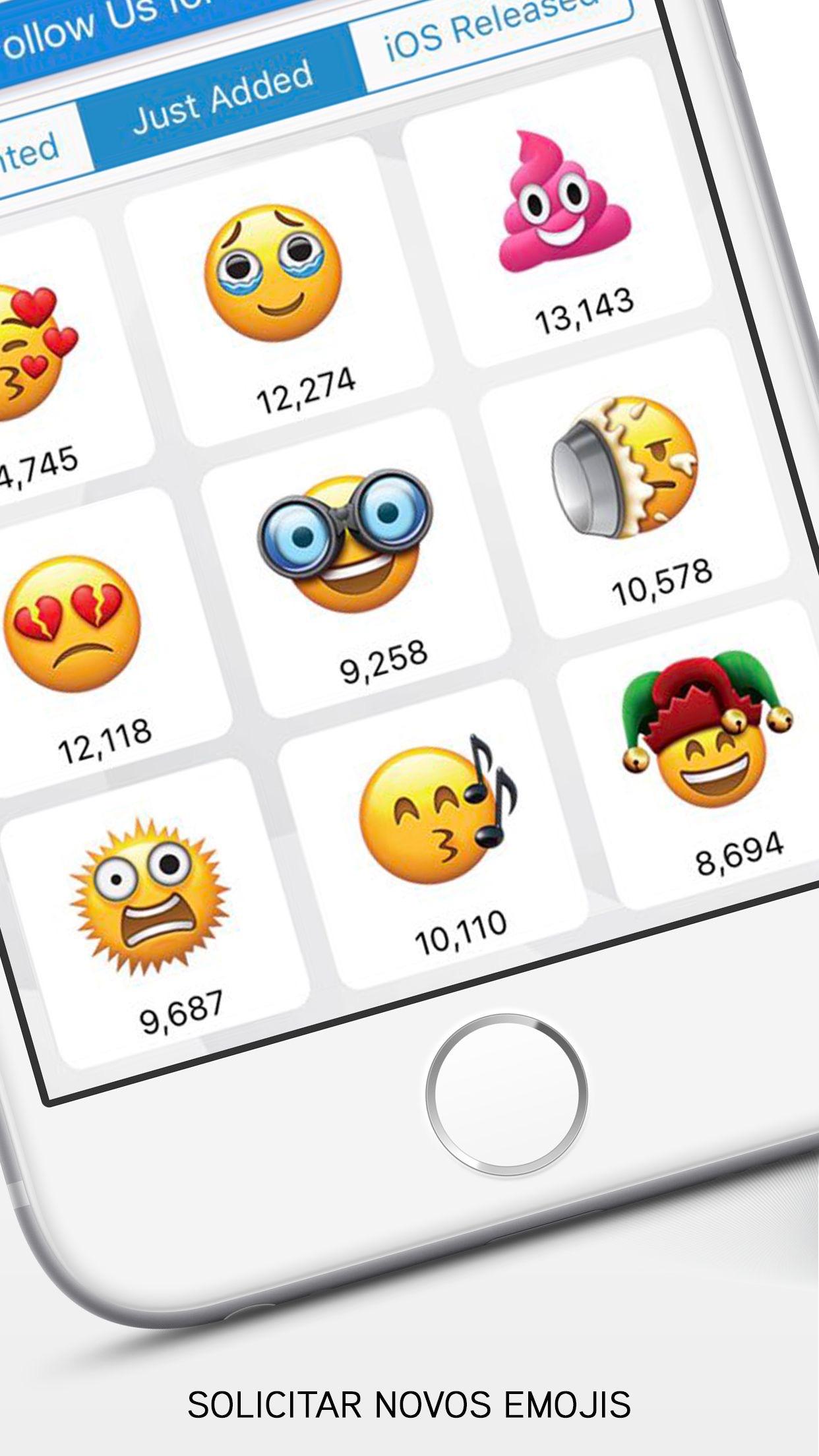 Screenshot do app Emoji>