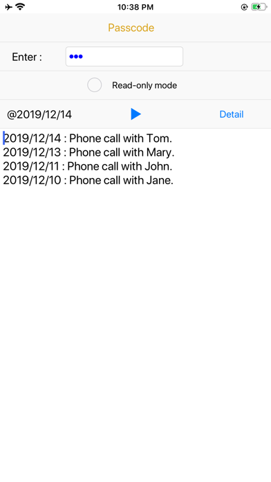 CallPhoneCall - Telephone Memo screenshot 3