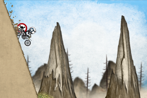 Stickman Downhill - Motocross - náhled