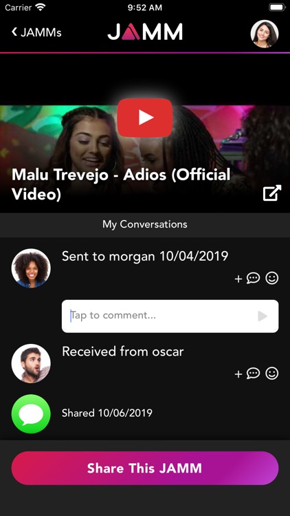 JAMM Music Messenger screenshot-3
