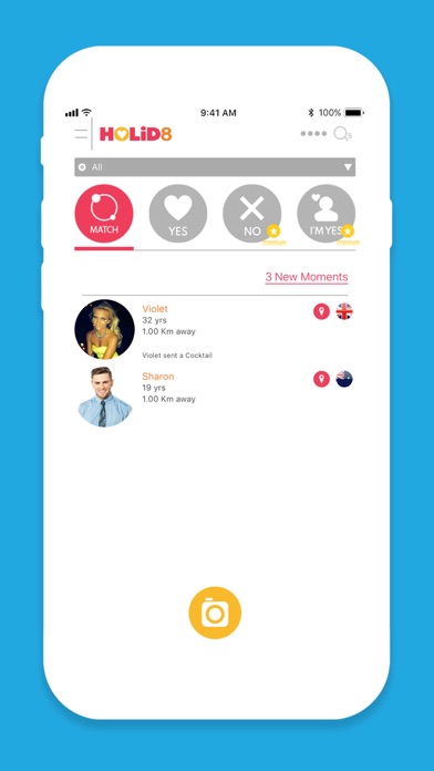 HOLiD8 - Holiday Dating App screenshot 2