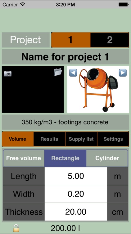 BetonMix (concrete calculator)