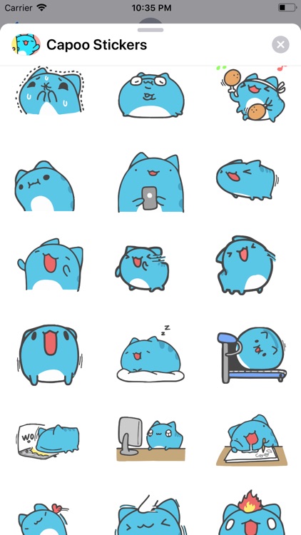 Capoo Stickers screenshot-4