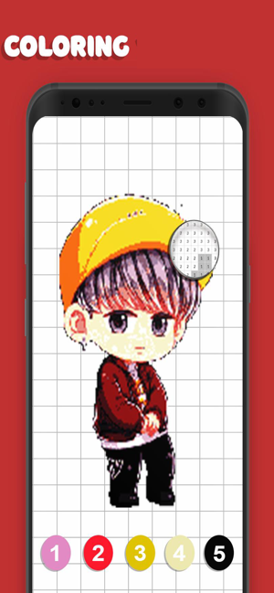 Anime Pixel Art Drawing Puzzle(圖1)-速報App