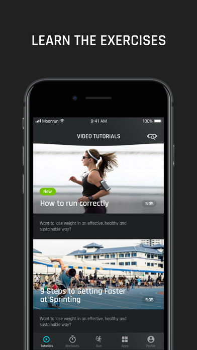 MoonRun Fitness screenshot 4