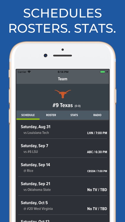 UT Texas Football