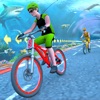 Underwater Fast Bicycle Stunt