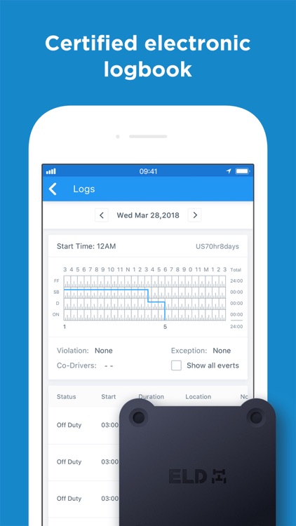 Trucker Path ELD - Logbook