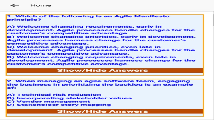 PMP Question Mock Exam PMBOK6 screenshot-6