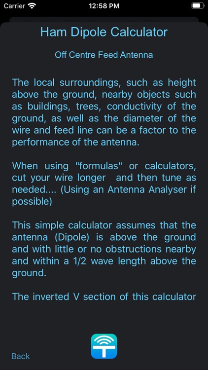 Ham Dipole Calculator screenshot-3