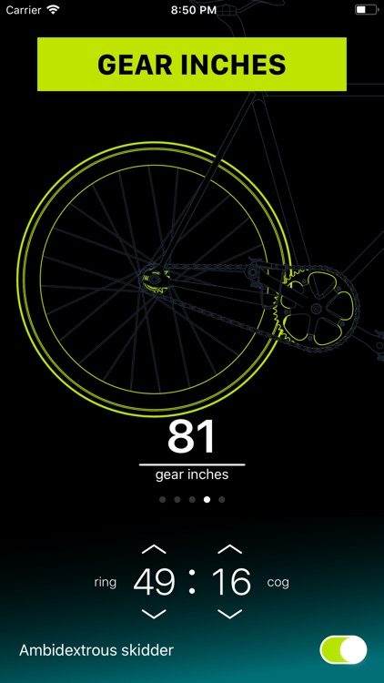 Chainring: Bicycle Gear Calc screenshot-4