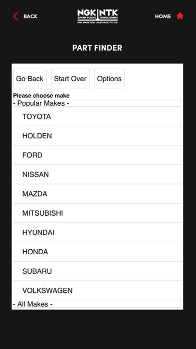 NGK PART FINDER AU screenshot 3