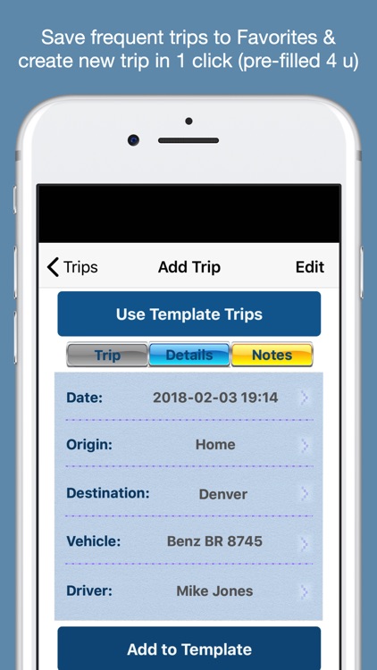 Auto Mileage Logbook TrackerHD screenshot-3