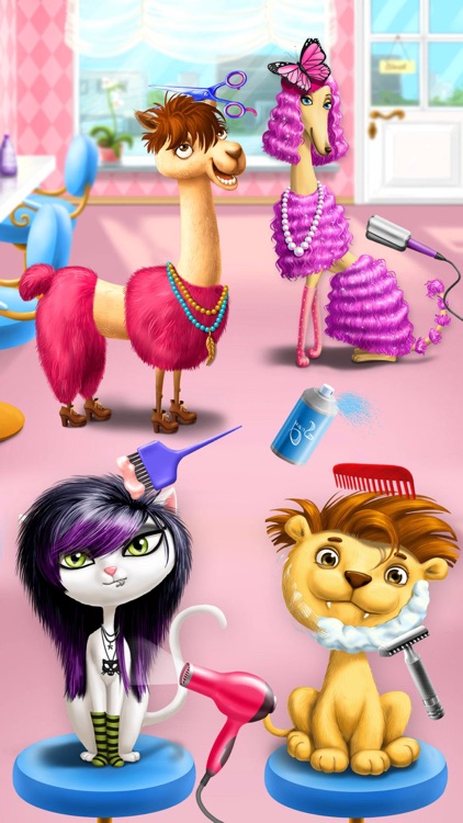 Animal Hair Salon & Dress Up screenshot-0