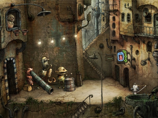 by the wall machinarium